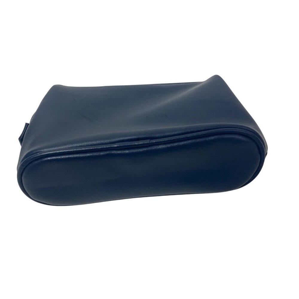 Salvatore Ferragamo Navy Blue Cosmetic Pouch Bag Case Turkish Airlines - Picture 5 of 10
